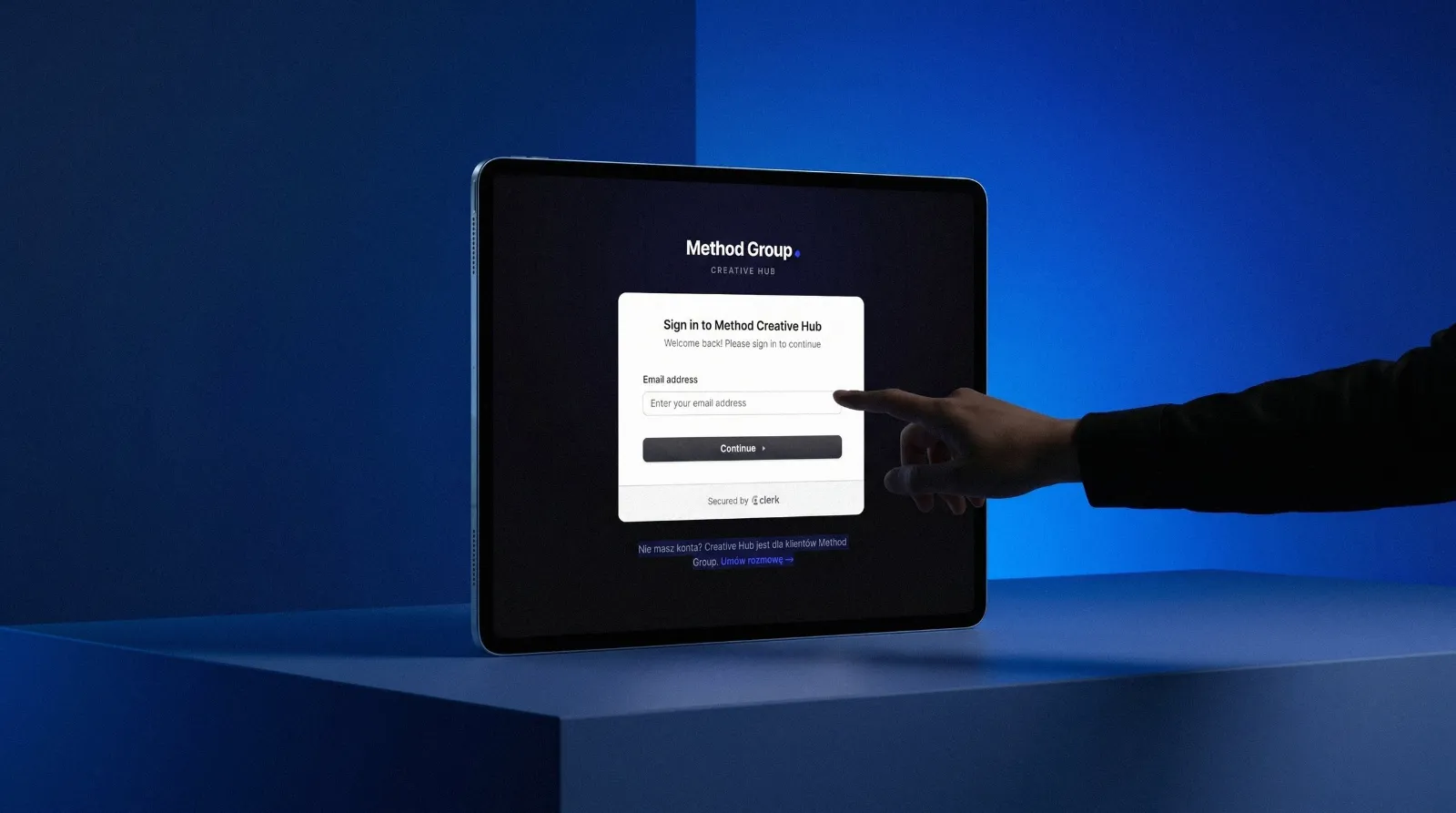 Method Creative Hub on a tablet