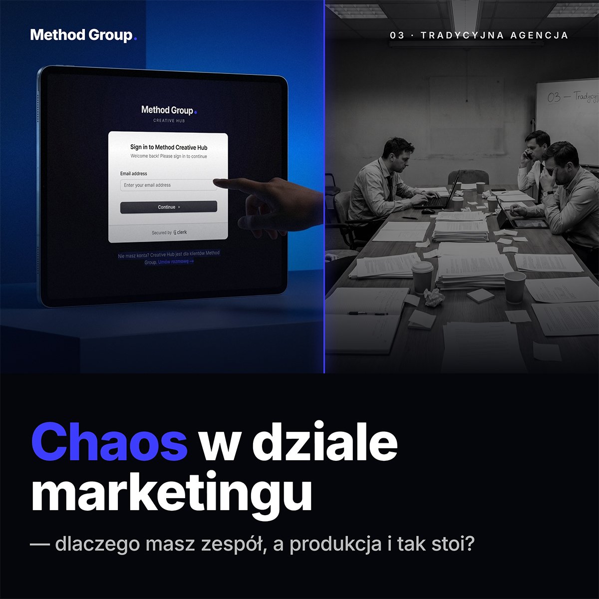 Chaos w dziale marketingu. Dlaczego masz zespół, a produkcja i tak stoi?