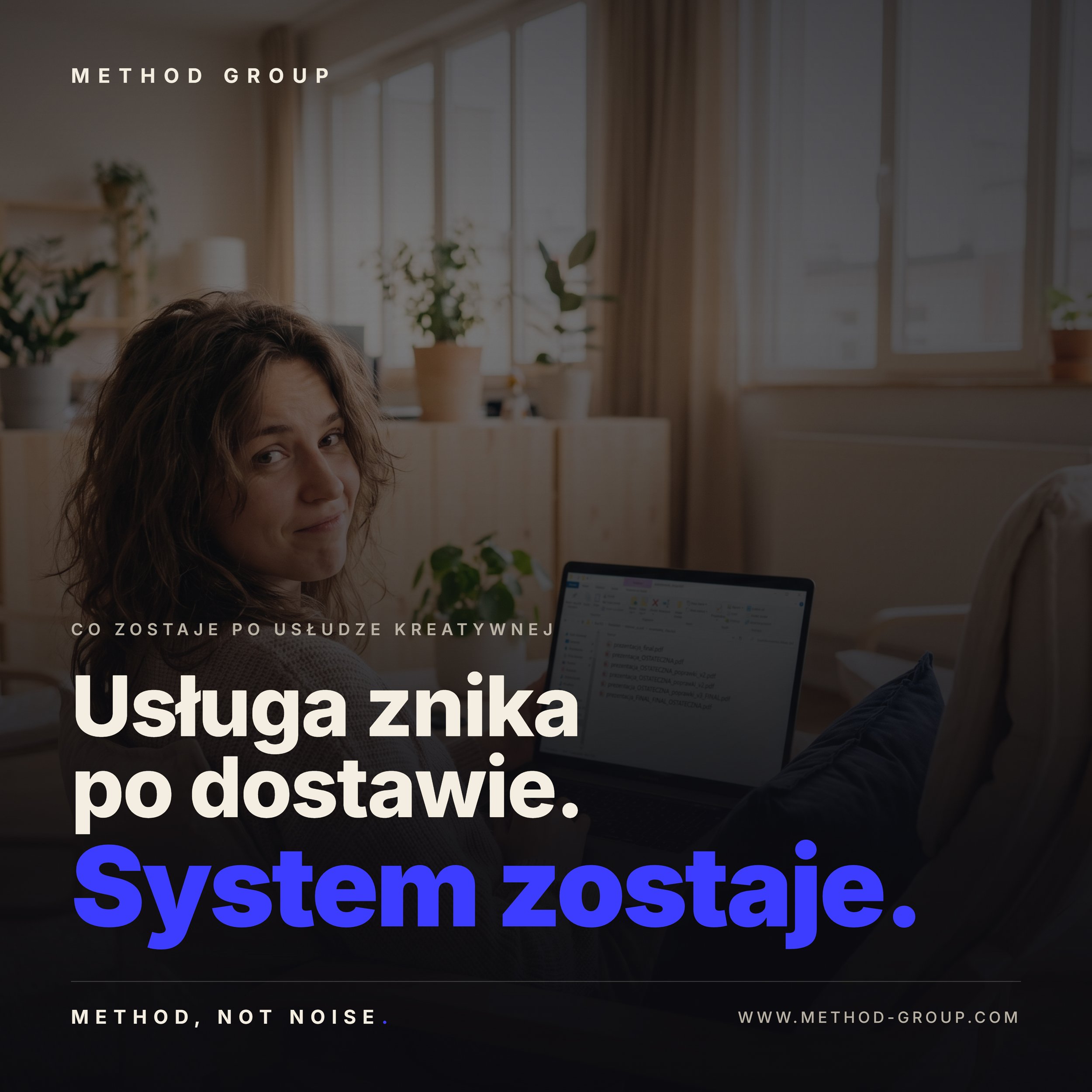 Co zostaje w firmie po usłudze kreatywnej - plik czy system?