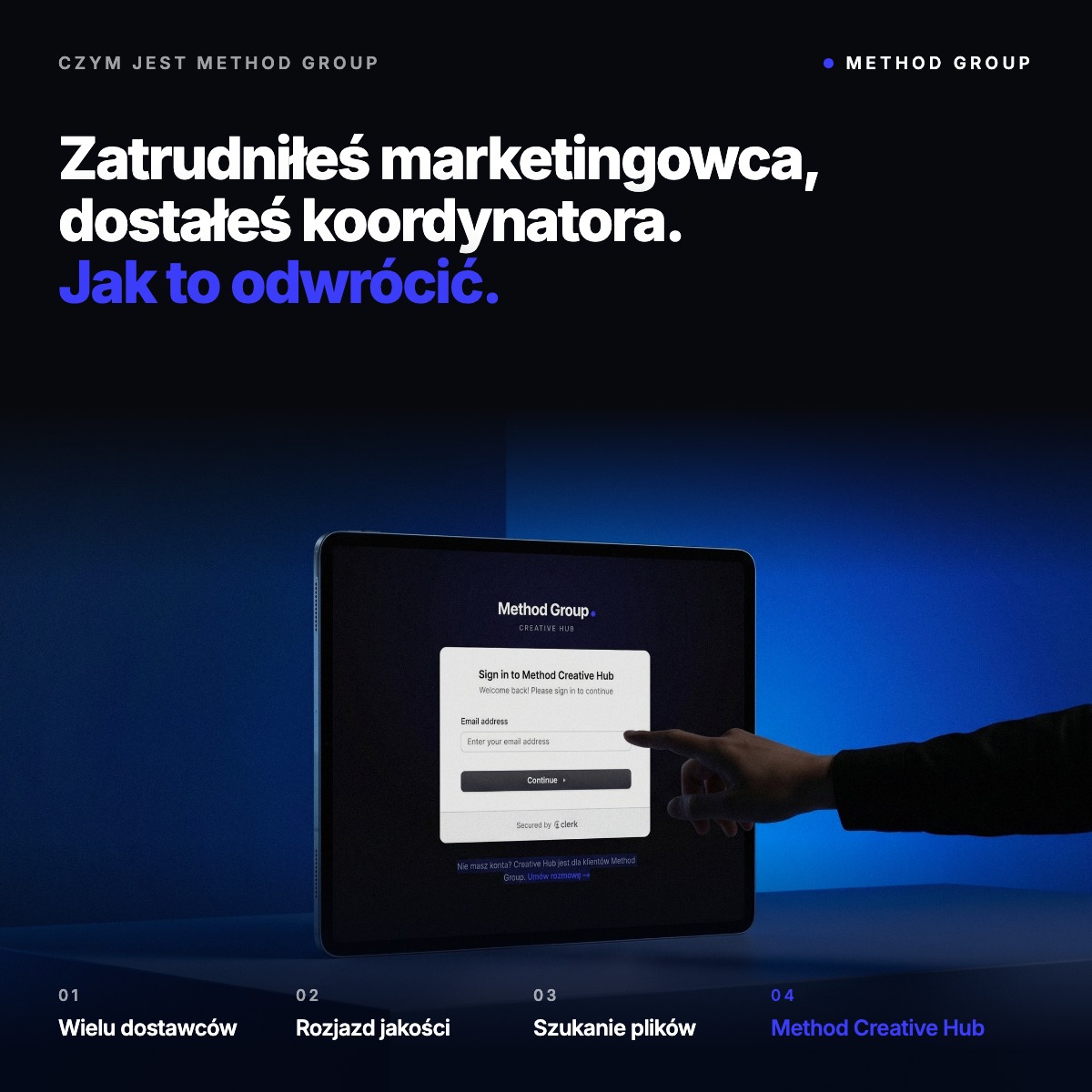 Zatrudniłeś marketingowca, dostałeś koordynatora dostawców. Jak to odwrócić.