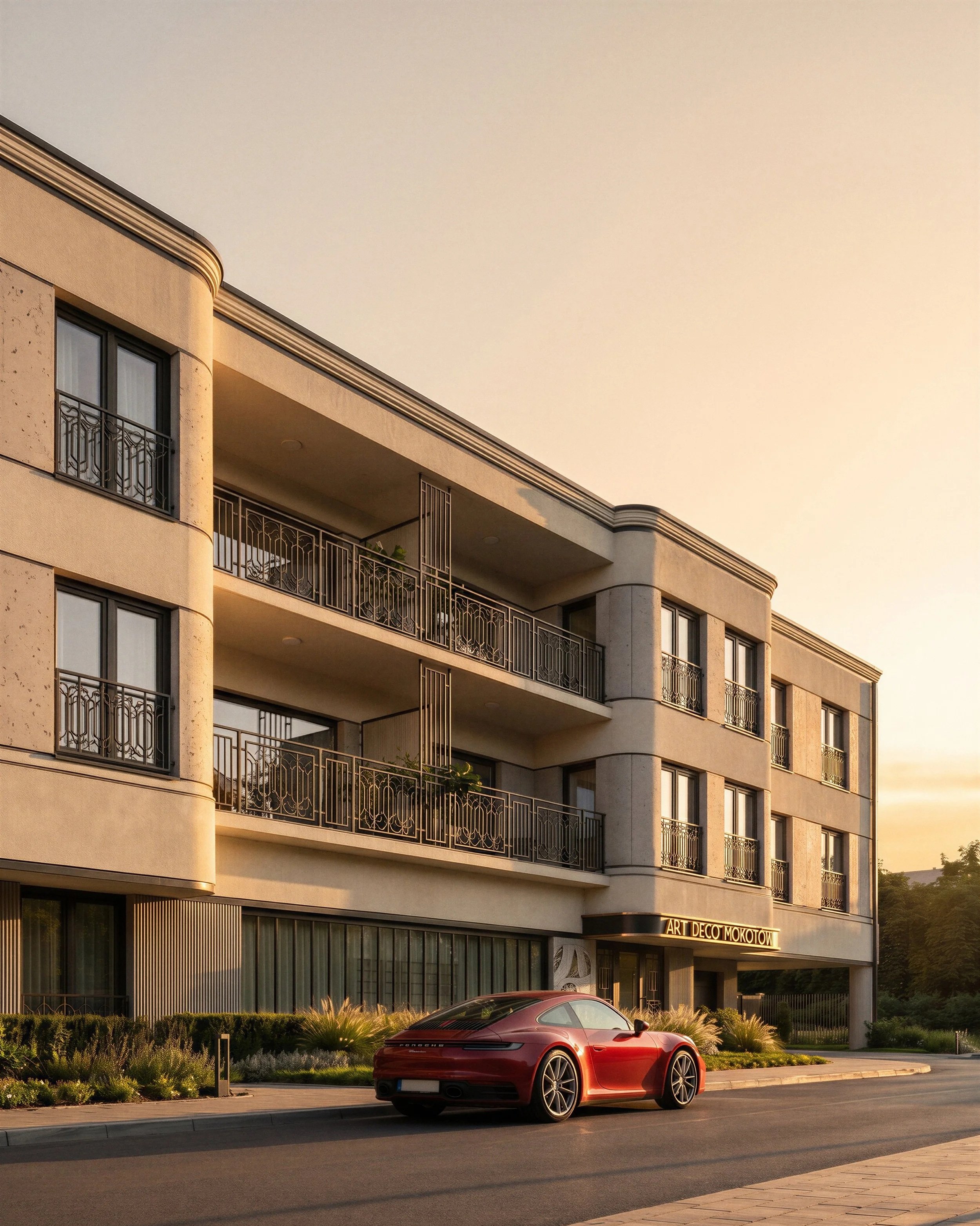 Art Deco Mokotów: the full set for a sales launch