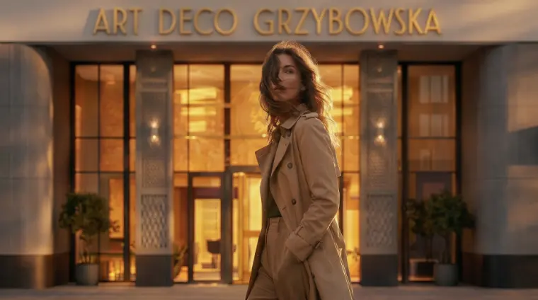Art Deco Grzybowska: Wizualizacje, animacje i strona